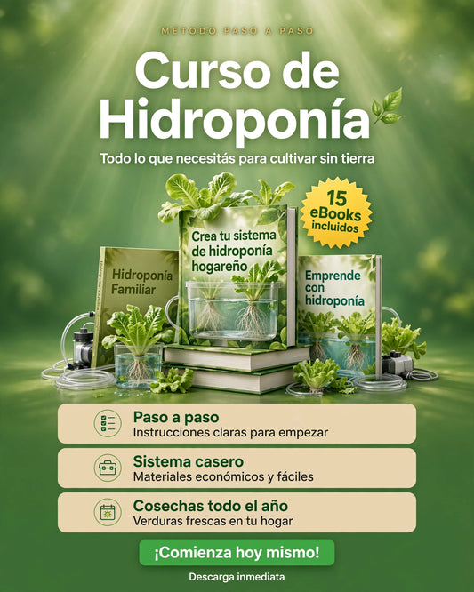 Curso Hidroponía Hogareña y en Invernáculo